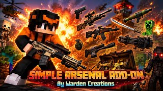 NEW GUNS in Minecraft PE! 🔥 Simple Arsenal Addon