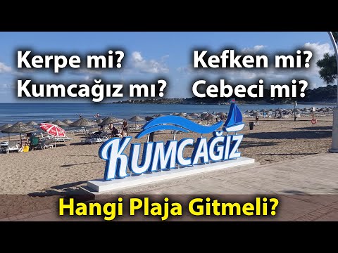 Kerpe-Kumcağız-Kefken-Cebeci Plajları Karşılaştırması