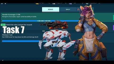 Newbie Scavenger Event Task 7 | War robots