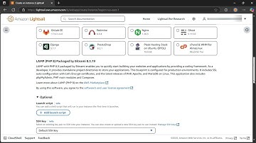 Create a Bitnami LAMP (PHP 8) instance on AWS Lightsail.