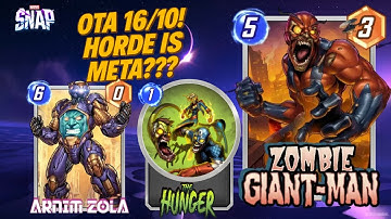 Is the HORDE META Now?! OTA 16/10 Buffs Are CRAZY! | Marvel SNAP