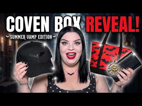 🦇 Summer Vamp Coven Subscription Box Unboxing 🖤☀️