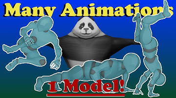 Add Multiple Animations To Your 3D Model - Using Blender