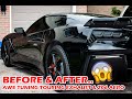 BEFORE & AFTER: Corvette C7 gets AWE Tuning Exhaust & Z06 Aero Kit!
