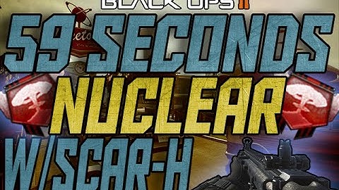 COD Bo2: Super Fast 59 Seconds Nuclear on 6v6 HC TDM! (Call of Duty: Back Ops 2)