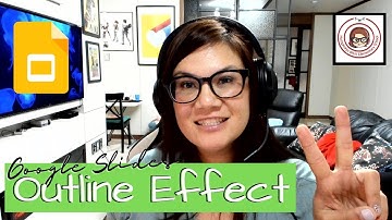 Layered Outline Font Effect in Google Slides Word Art