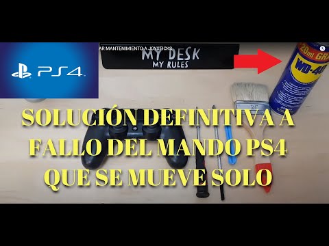 MANDO PS4 SE MUEVE SOLO DRIFT // COMO ABRIR Y DAR MANTENIMIENTO A JOYSTICKS