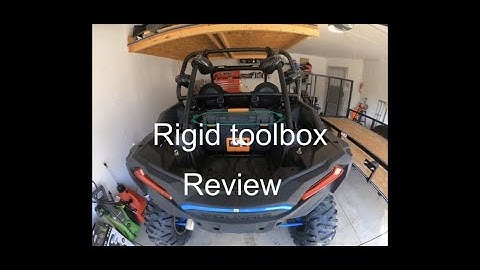RZR Rigid tool box review and tools