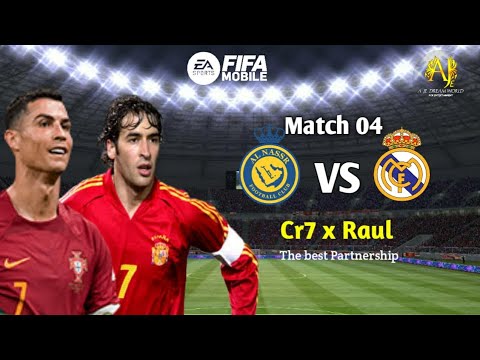 Cr7 x Raul ||Al Nassr vs Real Madrid || Match 04 #cr7 #gameplay# ...