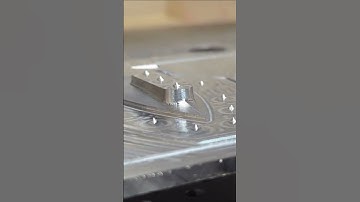 Metal Finish Straight Off of the Onefinity CNC  #onefinitycnc #cncwoodworking #machining