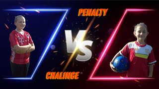 Video thumbnail of "penalty challenge (Јана VS Никола) кој е подобар?"