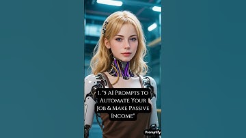 5 AI Prompts to Automate Your Job & Make Passive Income