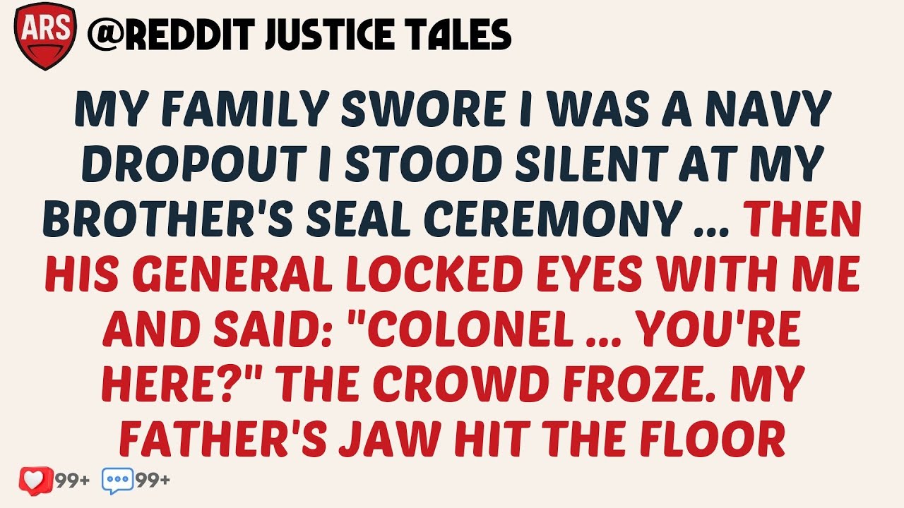 My Family Swore I Was A Navy Dropout I Stood Silent At My Brother's Seal Ceremony Then His General