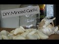 DIY Minced Garlic