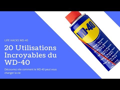 Vidéo: Utilisation à Domicile Du WD-40