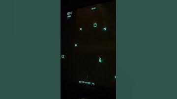 Asteroids on my new to me 19" NEC Multisync CRT Monitor #shorts