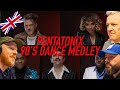90s Dance Medley - Pentatonix REACTION!! | OFFICE BLOKES REACT!!