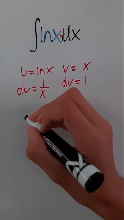 what-is-the-integral-of-ln-x-shorts-youtube