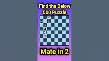 Brilliant Mate in 2! Can You Solve This Chess Puzzle?#chesspuzzle #challenge