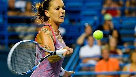2016 Connecticut Open Semifinals | Agnieszka Radwa...