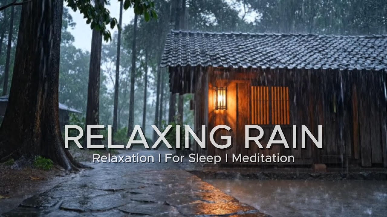 Quiet Night Rain in the Forest 🌧 | Peaceful Sleep Ambience