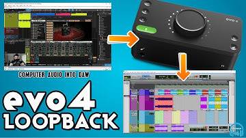 EVO 4 LOOPBACK - Record Computer Audio Into DAW