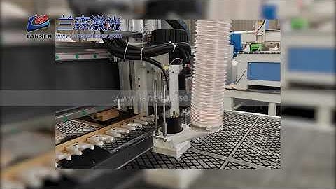 Auto loading and unloading nesting cnc router machine for wood furniture production