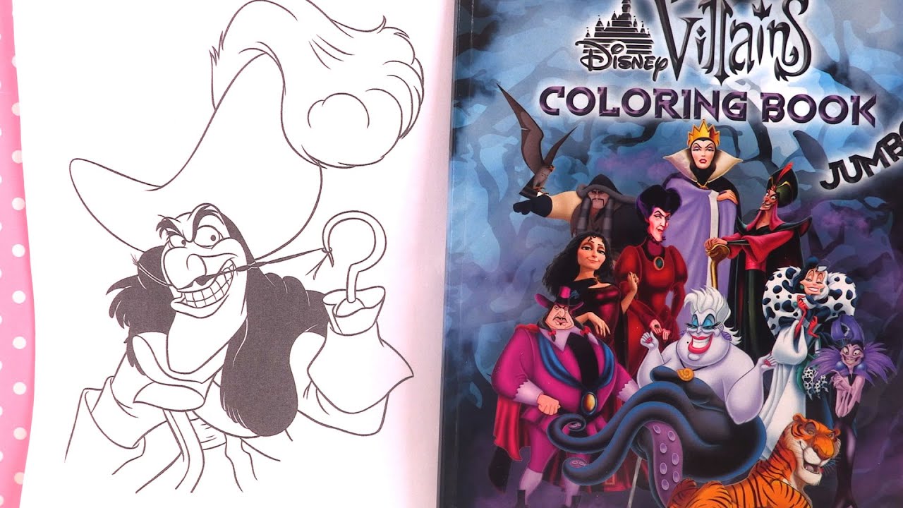 Coloriage du Capitaine Crochet 🌸 Captain Hook Coloring Book