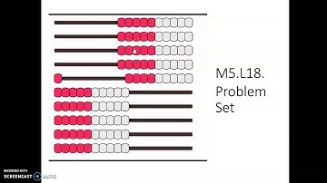 Math Module 5 Lesson 18 Application Problem, Youtube video on Concept development and problem set.