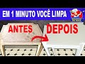 LIMPA PLÁSTICOS na HORA. Limpa e Renova MESAS E CADEIRAS Encardidas ou Manchadas