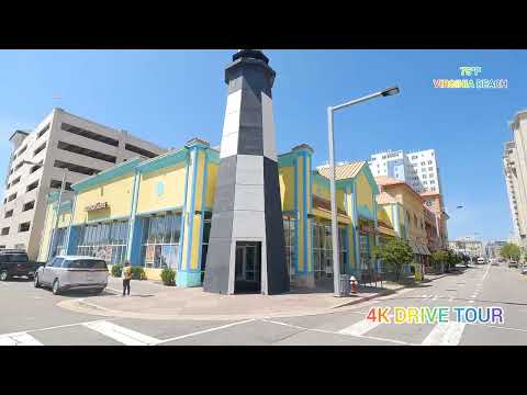 VIRGINIA BEACH | ATLANTIC AVE/PACIFIC AVE | 4K DRIVING TOUR