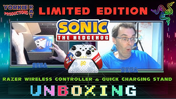 Sonic The Hedgehog Limited Edition Razer Wireless Pro Controller - Unboxing