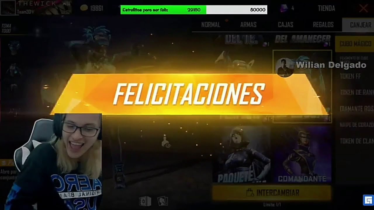 ABRO TODAS MIS CAJAS Y CANJEO CUBOS DE FREE FIRE 😱 - THE WICK - YouTube