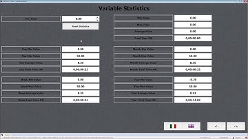 Movicon 11 SCADA HMI Tutorial   Variable Statistic Data