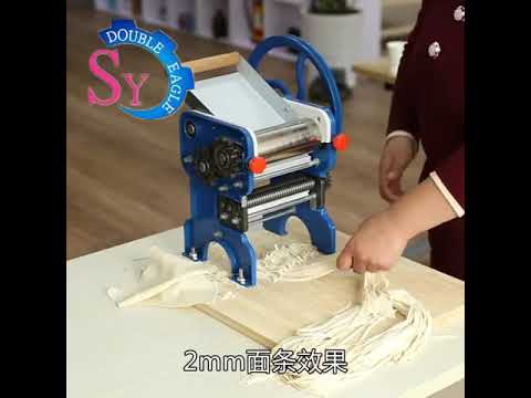 OUKANING Commercial Pasta Maker Machine Manual Noodle Making