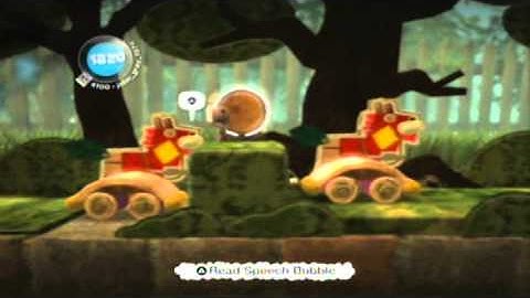 Little Big Planet - The Gardens - Get A Grip - Walkthrough 100% Ace Level and Prizes