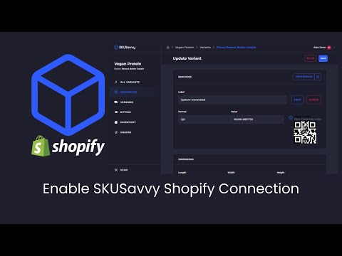 SKUSavvy Product Management with Variants, Barcodes, Inventory Social Video