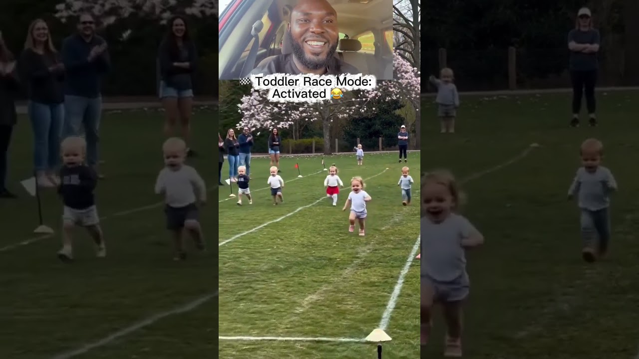 The Most Adorable Race You’ll Watch Today! 😂🏃‍♂️👶