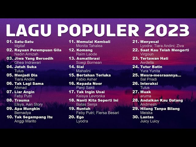 Lagu Pop Santai 2023 class=