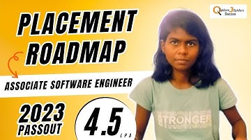 Placement Roadmap | B.E (Computer Science) student Placed As Software Developer | Qspiders Deccan.