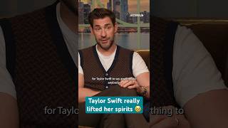 John Krasinski Reveals Sweet Moment Between His & Emily Blunt's Daughter And Taylor Swift #shorts