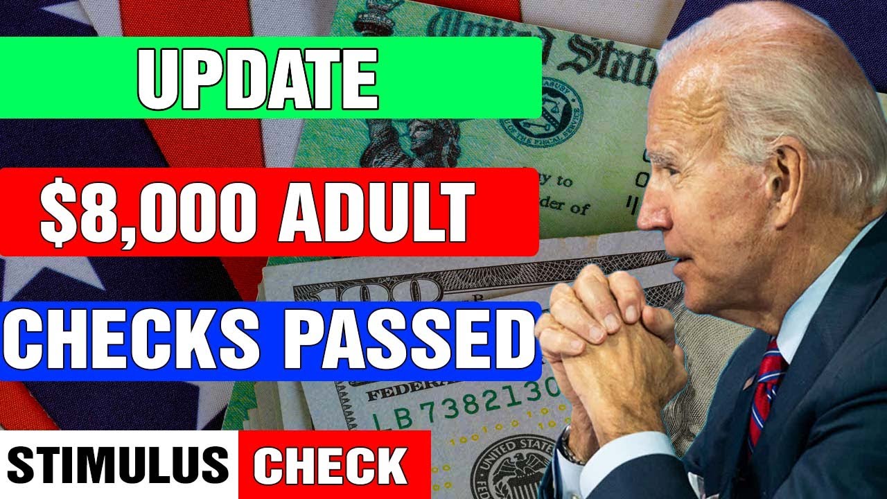 Stimulus Check Update UPDATE!! 8,000 ADULT CHECKS PASSED!! STIMULUS