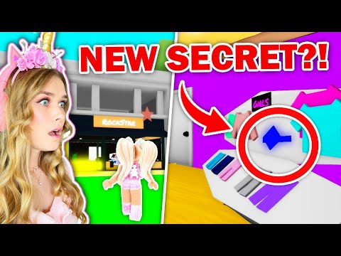 *NEW SECRET* In The Brookhaven CLOTHING STORE! (Roblox)