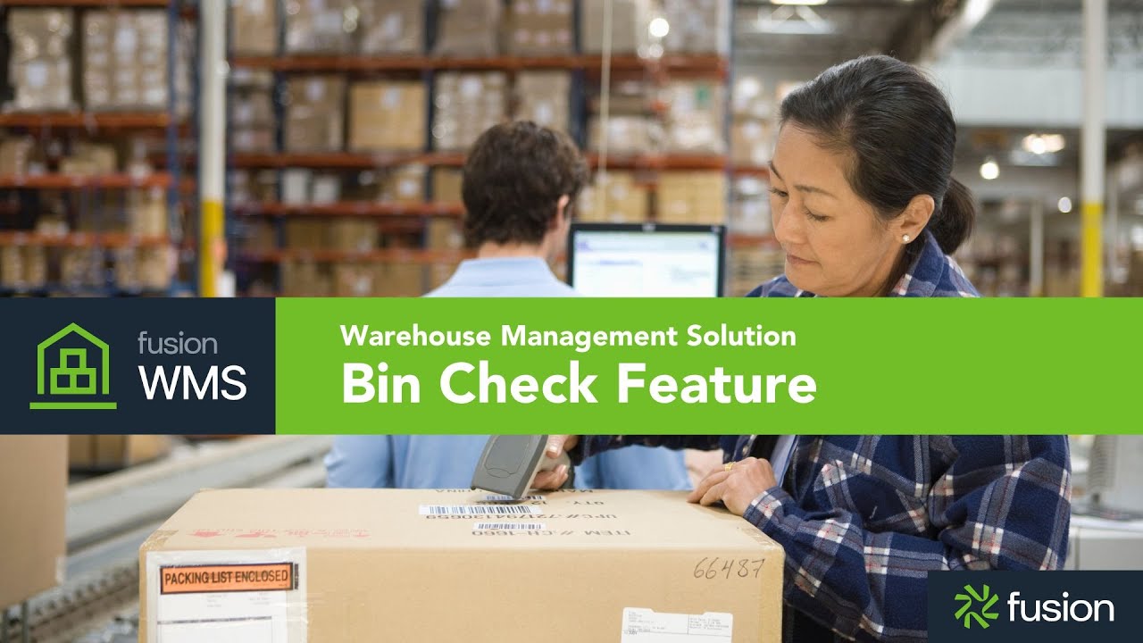 Warehouse Management Solution Bin Check Feature Fusion YouTube