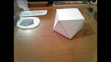 Rectangular Antiprism Paper Model