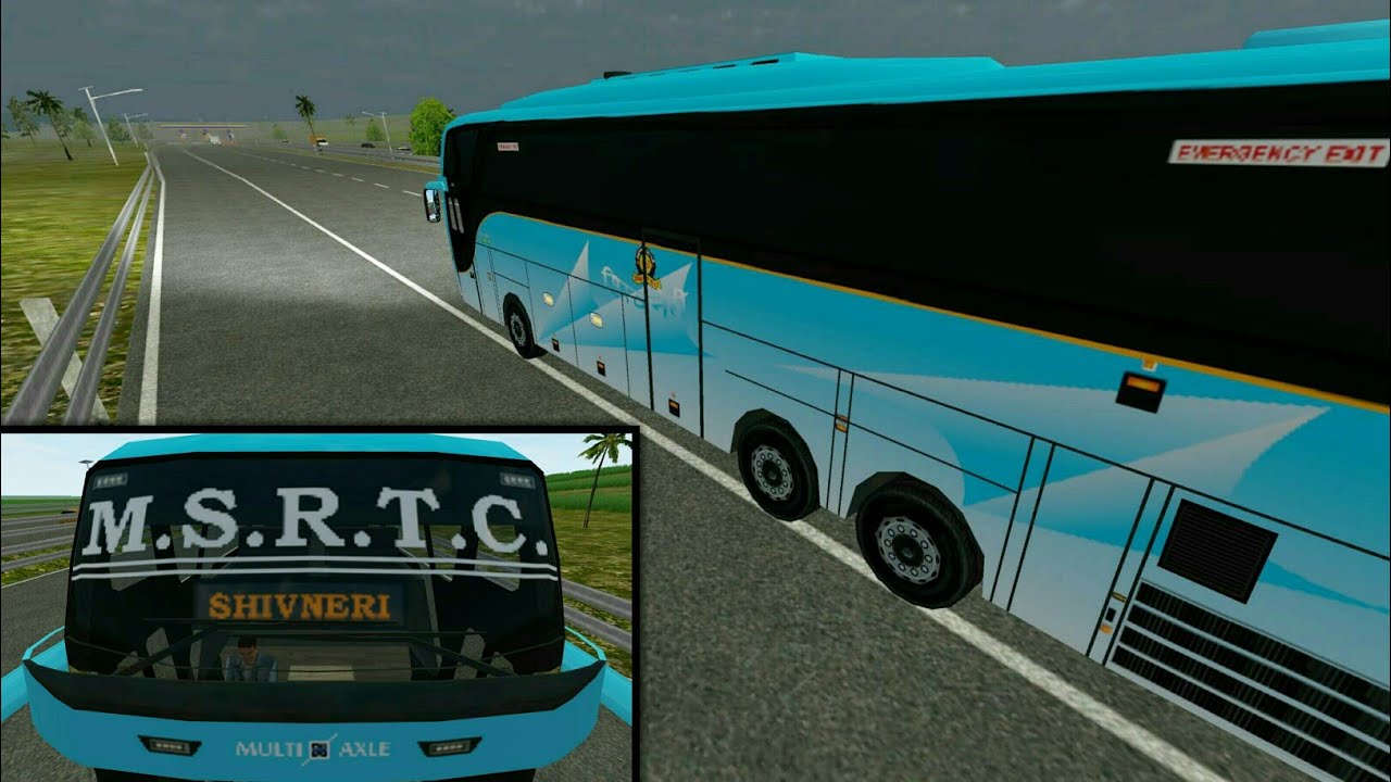 Bus Simulator Indonesia Bus Skin Msrtc download livery 