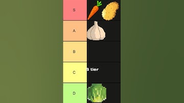 Vegetable Tier List 🥕#shorts