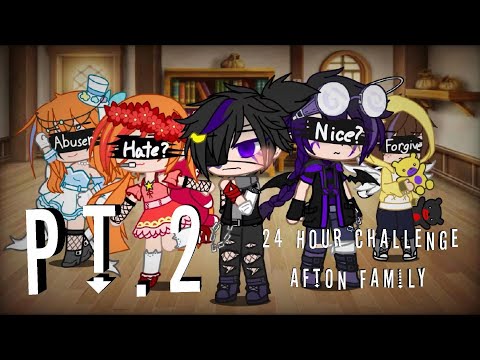 Afton Family stuck in a room for 24 hours II PT.2 II Fnaf AU II TYSM for 20k+ subs II
