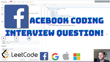 FACEBOOK Coding Interview Question - Find Largest Value in Each Tree Row | LeetCode