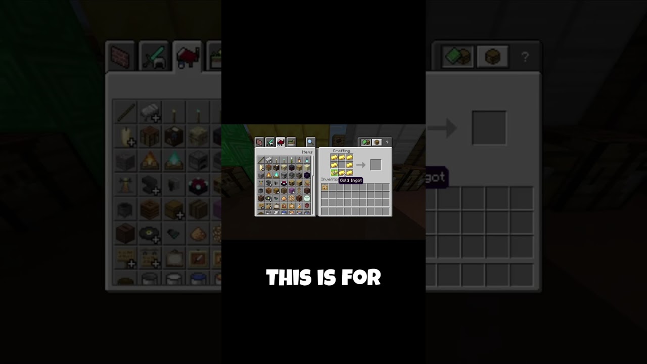 how to craft GOLD BLOCKS